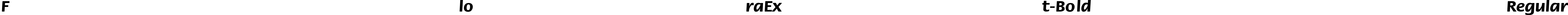 FloraExt-Bold Regular font - FloraExt-Bold.ttf