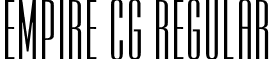 Empire CG Regular font - Empire CG.otf