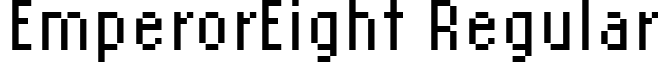 EmperorEight Regular font - EmperorEight Regular.ttf