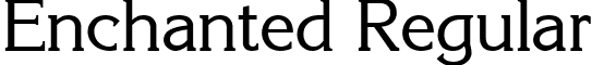 Enchanted Regular font - Enchanted.ttf