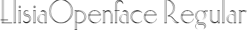 ElisiaOpenface Regular font - ElisiaOpenface Regular.ttf