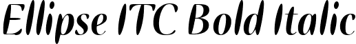 Ellipse ITC Bold Italic font - Ellipse ITC Bold Italic.ttf