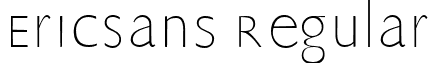 EricSans Regular font - EricSans.ttf