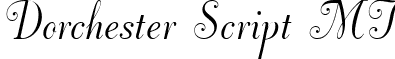 Dorchester Script MT font - Dorchester Script MT.ttf