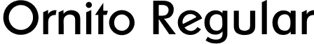 Ornito Regular font - Ornito-Regular.otf