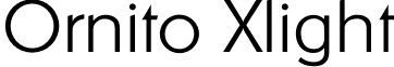 Ornito Xlight font - Ornito-Xlight.otf