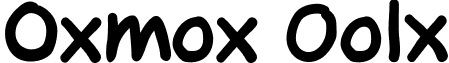 Oxmox Bold font - Oxmox-Bold.ttf