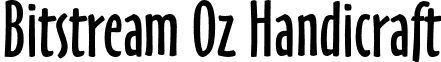 Bitstream Oz Handicraft font - OzHandicraftBT-Roman.otf