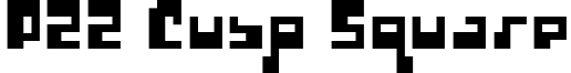 P22 Cusp Square font - P22_Cusp_Square.ttf