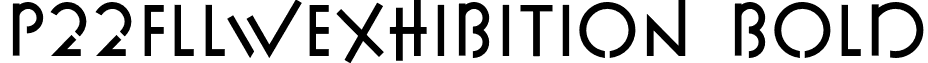 P22FLLWExhibition Bold font - P22FLLWExhibition-Bold.otf