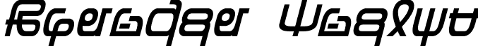 Zentran Italic font - Zentran Italic.otf