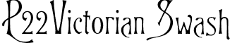 P22Victorian Swash font - P22Victorian-Swash.otf