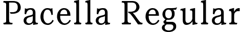 Pacella Regular font - Pacella_Regular.ttf