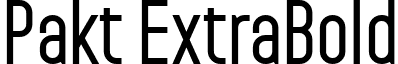 Pakt ExtraBold font - Pakt_ExtraBold.ttf