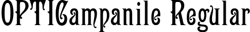 OPTICampanile Regular font - OPTICampanile.otf