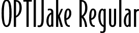 OPTIJake Regular font - OPTIJake.otf