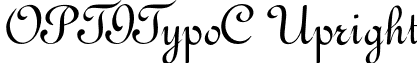 OPTITypoC Upright font - OPTITypoC-Upright.otf