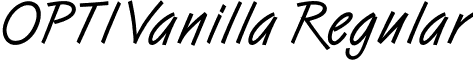 OPTIVanilla Regular font - OPTIVanilla.otf