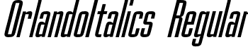 OrlandoItalics Regular font - OrlandoItalics.otf