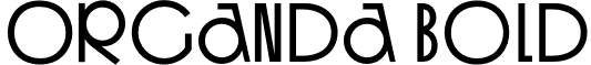 Organda Bold font - OrgandaBold.otf