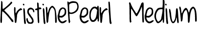 KristinePearl Medium font - Kristine_Pearl.ttf