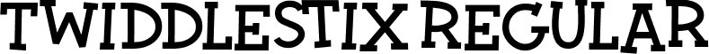 Twiddlestix Regular font - Twiddlestix.otf