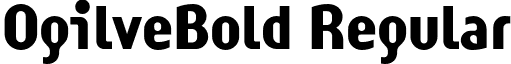 OgilveBold Regular font - OgilveBold.otf