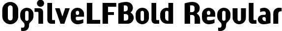 OgilveLFBold Regular font - OgilveLFBold.otf