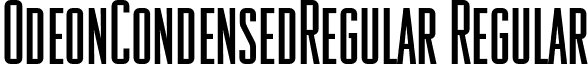 OdeonCondensedRegular Regular font - OdeonCondensedRegular.otf