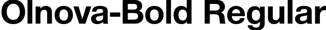 Olnova-Bold Regular font - Olnova-Bold.otf