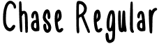 Chase Regular font - Chase-3.ttf