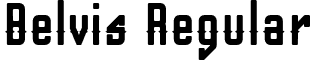 Belvis Regular font - BelvisRegular.otf