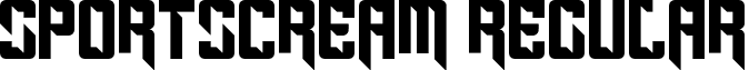 Sportscream Regular font - Sportscream.ttf