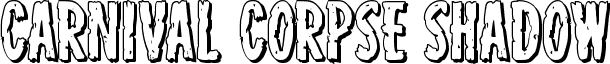 Carnival Corpse Shadow font - carnivalcorpseshadow.ttf