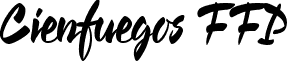 Cienfuegos FFP font - Cienfuegos_demo_font.ttf