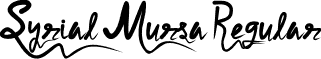 Syrial Mursa Regular font - Syrial_Mursa.otf