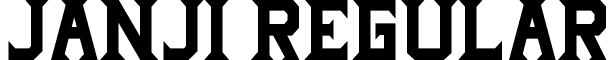 Janji Regular font - Janji.ttf