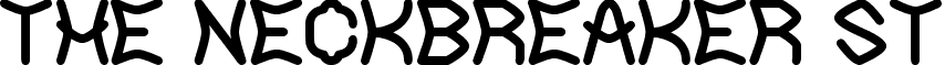 The Neckbreaker St font - The_Neckbreaker_St.ttf