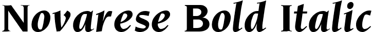 Novarese Bold Italic font - Novarese_Bold_Italic.ttf