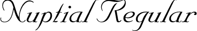 Nuptial Regular font - NuptialBT-Regular.otf