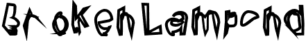 Broken LampCnd font - BrokenLampCnd.otf