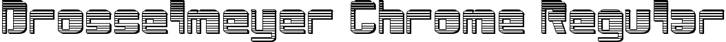 Drosselmeyer Chrome Regular font - drosselmeyerchrome.ttf