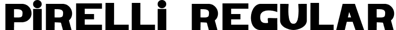 Pirelli Regular font - pirelli.ttf