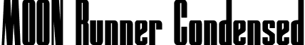 MOON Runner Condensed font - moonrunnercond.ttf