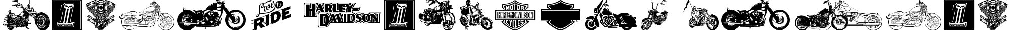 Harley Davidson Regular font - Harley_Davidson.ttf