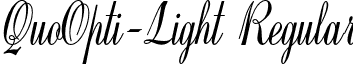 QuoOpti-Light Regular font - QuoOpti-Light.otf