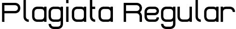 Plagiata Regular font - Plagiata.otf