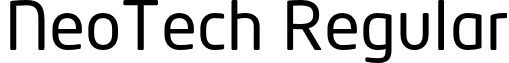 NeoTech Regular font - NeoTech.otf