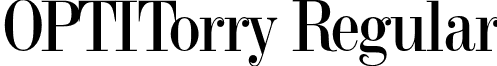 OPTITorry Regular font - OPTITorry-Medium.otf