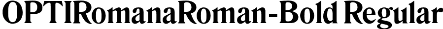 OPTIRomanaRoman-Bold Regular font - OPTIRomanaRoman-Bold.otf